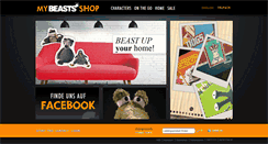 Desktop Screenshot of beastsshop.com